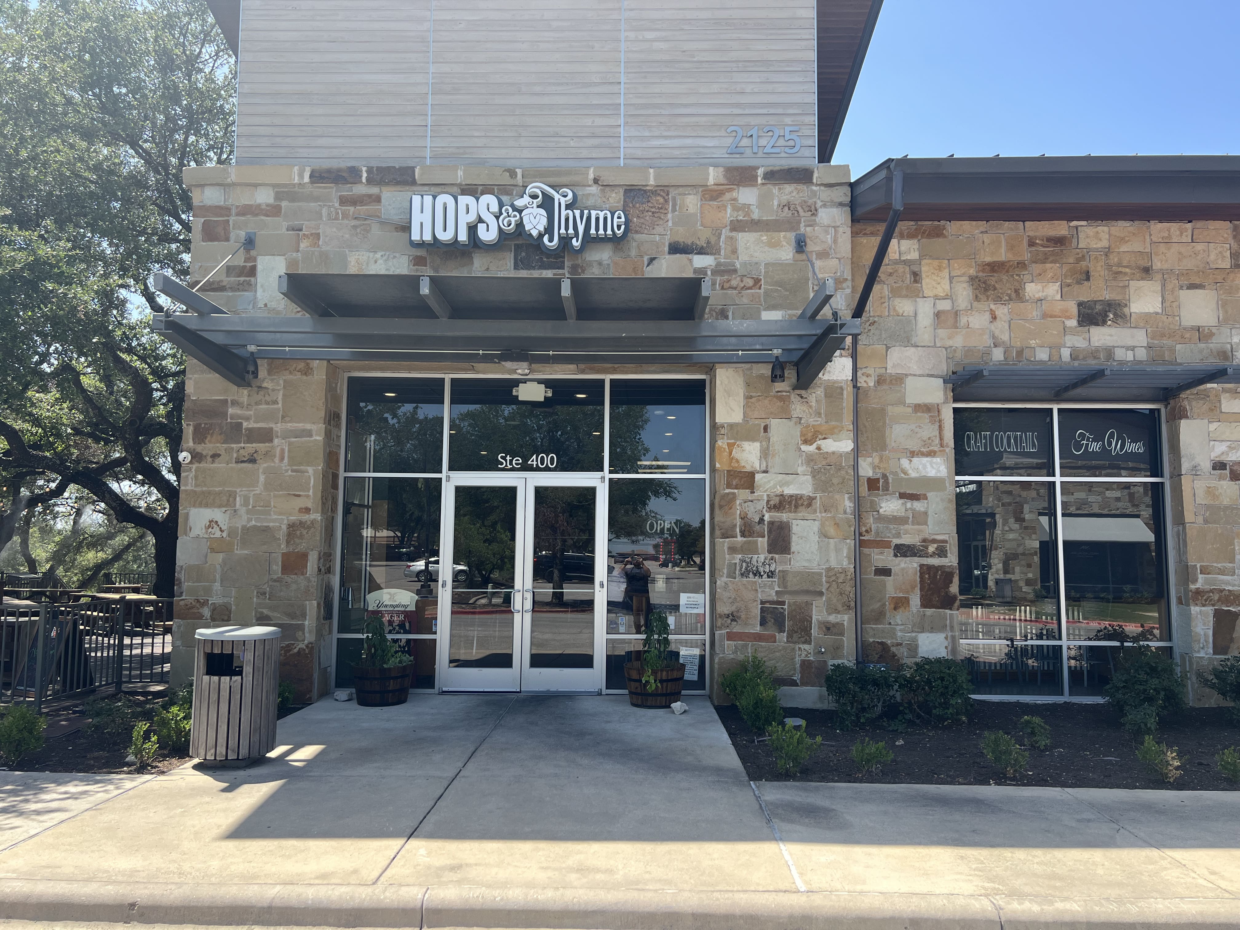 Storefront of Hops & Thyme